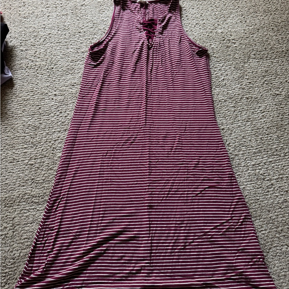 Aeropostale Striped Sleeveless Dress